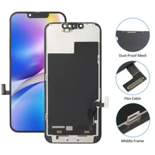 For iPhone 13 TFT LCD Display Touch Screen Digitizer Frame Assembly Replacement