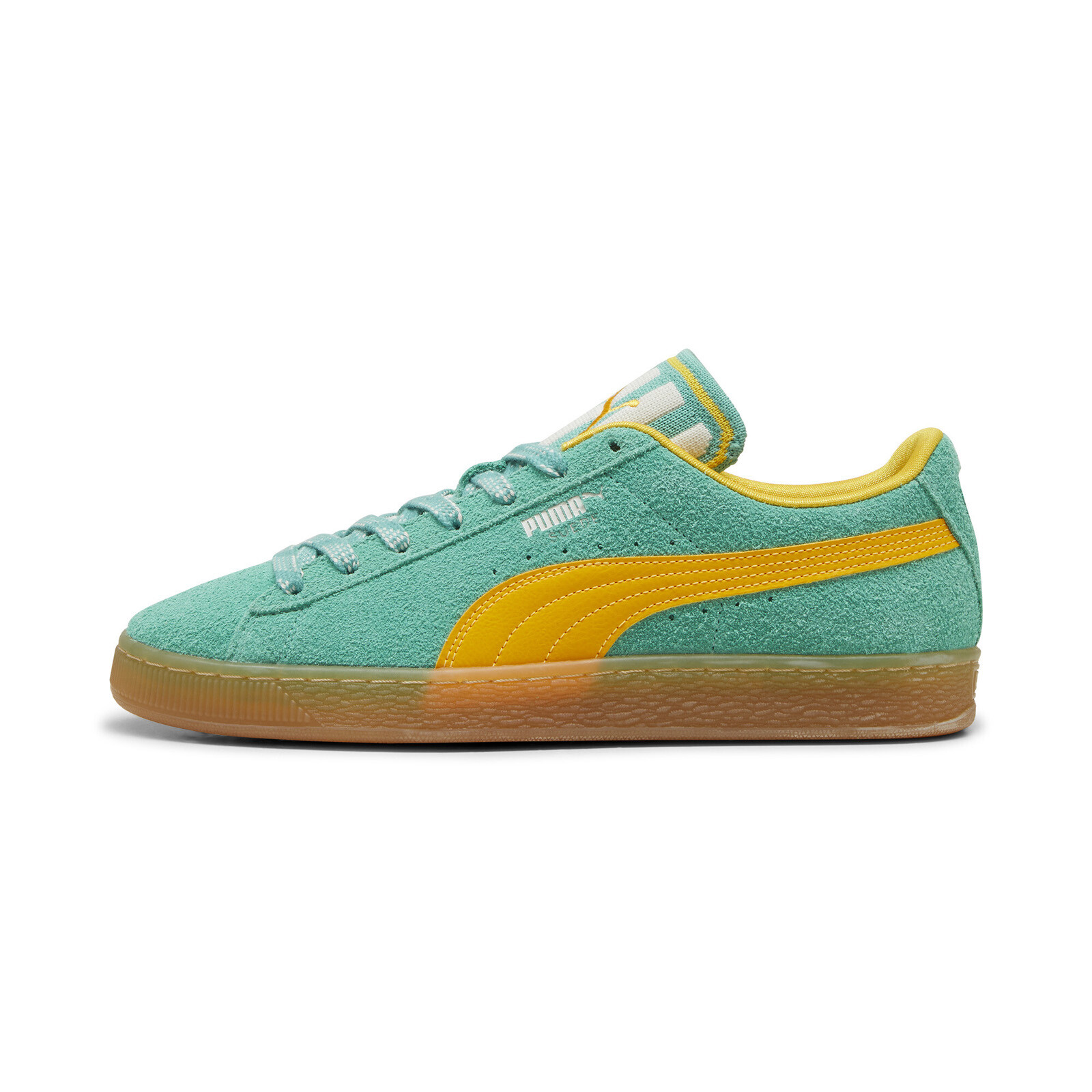Puma Suede Supertifo 39881001 Mens Green Suede Lifestyle Sneakers Shoes