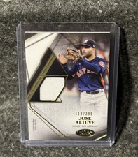 2022 Topps Tier One Jose Altuve Jersey Patch Relic #/399 Houston Astros