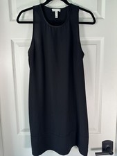 LEITH Little Black Racerback Shift Dress Classic Contemporary Size Medium