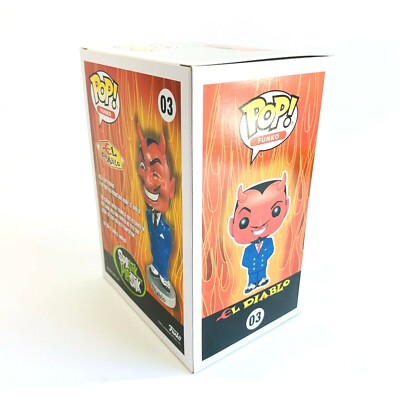 Funko Pop Spastik Plastik El Diablo Silver Suit 20th Anniversary