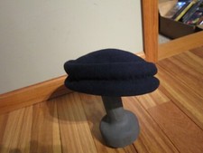 Vintage Regent Hat Henry Pollak Co New York 100 Wool DARK NAVY BLUE  BR 2
