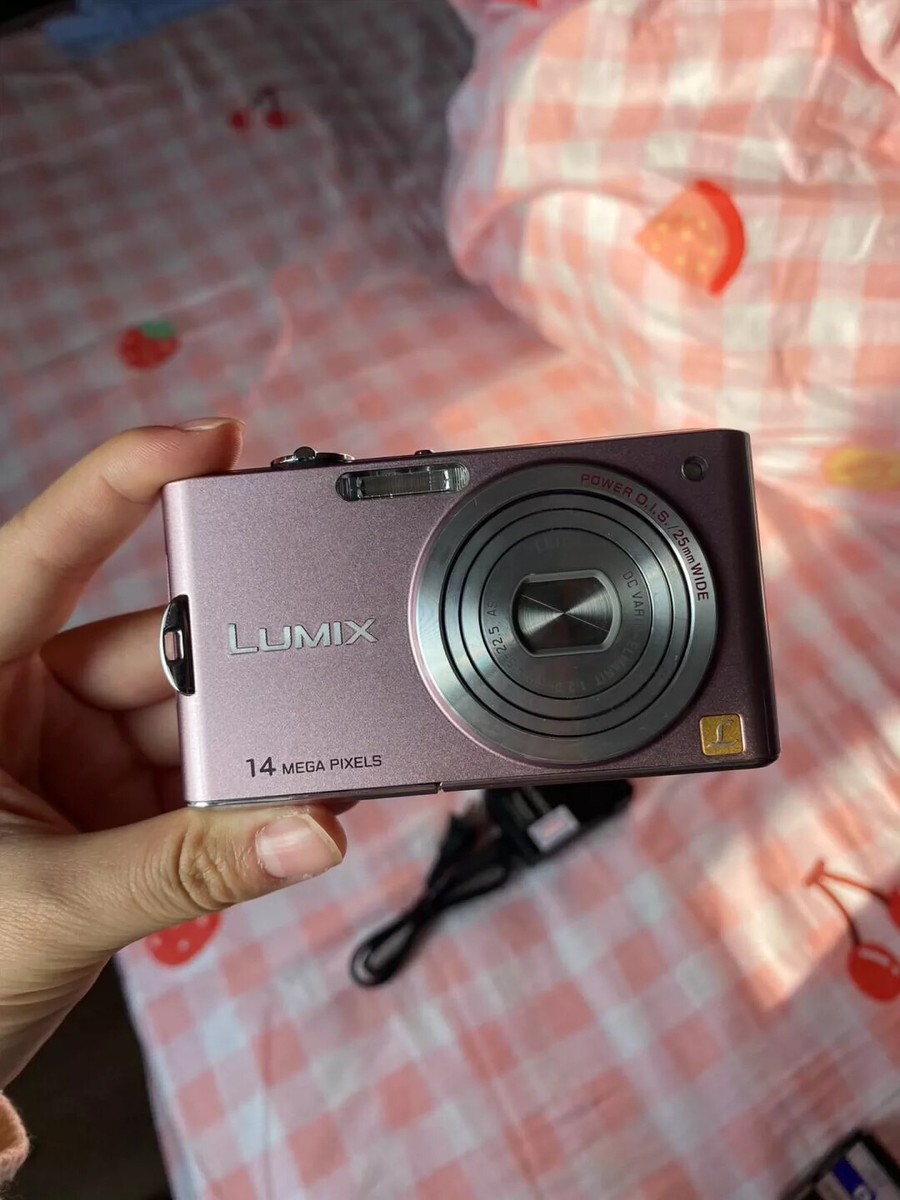 Panasonic LUMIX DMC-FX66 Pink 14.5MP Digital Camera Compact