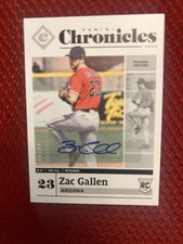 Zac Gallen Rookie Auto 13/49 Great Rare Rookie Card 
