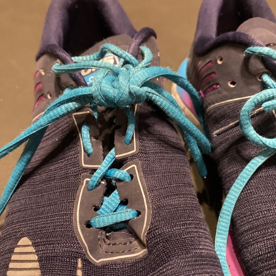 Zapatillas Brooks Pure Flow 6 para mujer azul púrpura con cordones talla 8 Foto 3 de 4