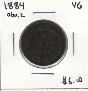 Canada 1884 Large Cent