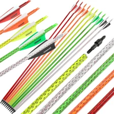 30" Carbon Arrows Archery SP500 Screw Tips 100gr Compoundbow Recurve Bow Hunting