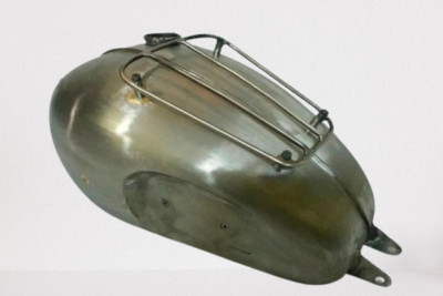 FITS TRIUMPH TROPHY TR6 FRONT UNIT 1950s GAS PETROL TAN WITH P...