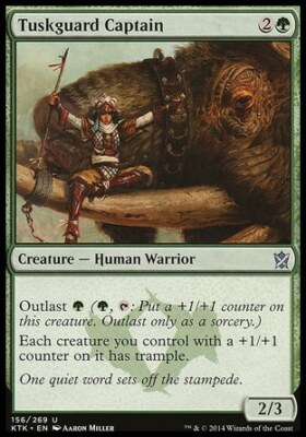 Magic the Gathering MTG Tuskguard Captain (156) Khans of Tarkir   LP