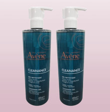 AVENE CLEANANCE CLEANSING GEL FOR FACE AND BODY 13.5 OZ NWOB EXP: 02/2027 2PCS .