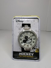 Disney Mickey Mouse Head Watch 90 Years of Magic True Original Watch Metal Tin