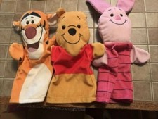 Melissa and Doug Winnie the Pooh Friends Plush Hand Puppets Disney Set of 3