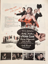 PRINT AD Stork Club Movie 1945 10.5x13 Betty Hutton Barry FItzgerald