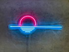 42"x17" Sun Sea Level Flex Led Neon Sign Light Lamp Party Gift Bar Artwork Décor
