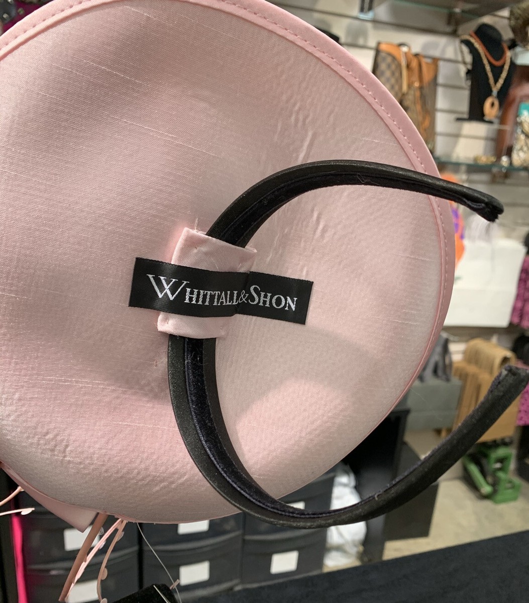 Whittall & Shon Designer Pink Hat with Headband Center  display picture 1