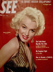 Marilyn-Monroe-Magazine-1953-SEE-Powolny-20th-Fox-Gentlemen-Prefer-Blondes-VG