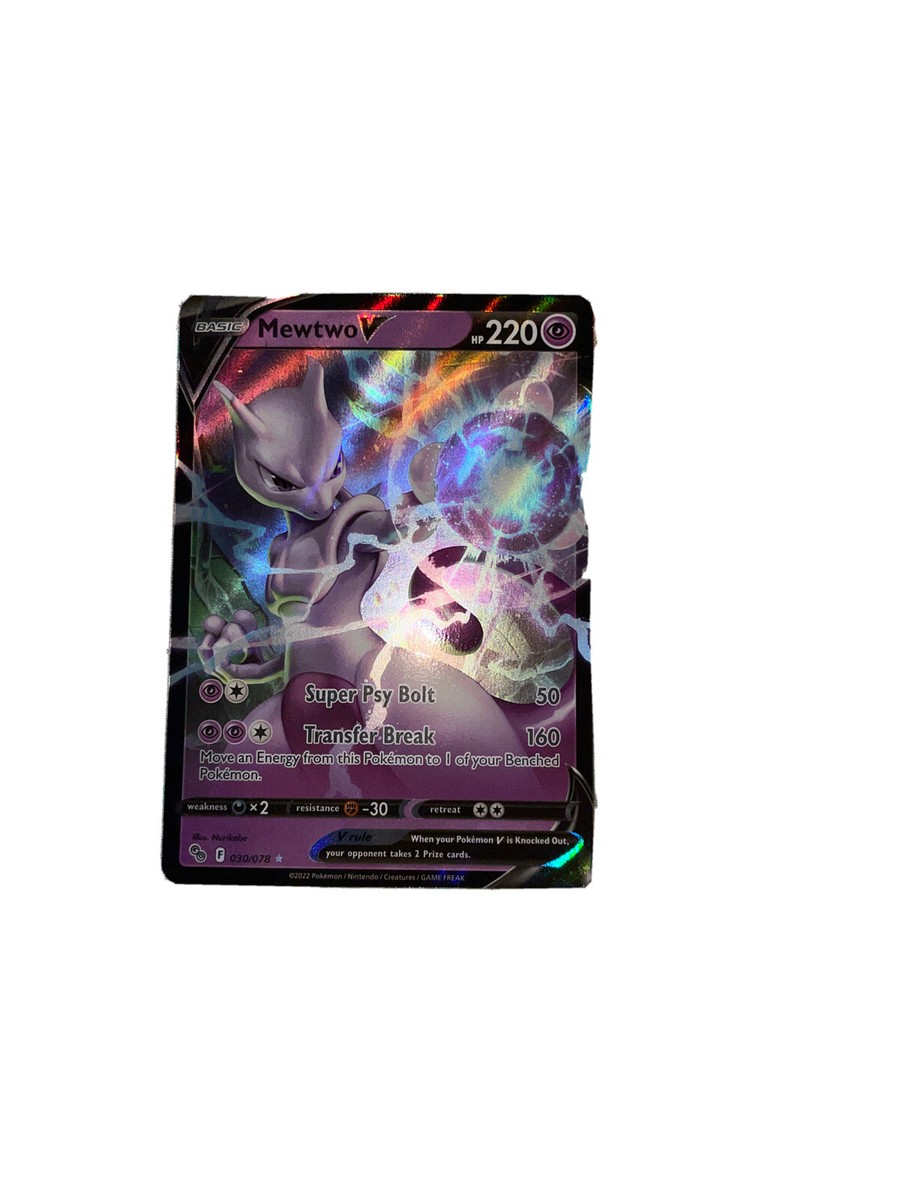 CARTE POKÉMON MEWTWO V Alternative 072/078 EB10.5 Pokémon Go FR EUR 40,00 - FR CARTE POKÉMON MEWTWO V Alternative 072/078 EB10.5 Pokémon Go FR EUR 40,00 - FR