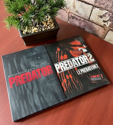 PREDATOR 1 & 2 4 DISCS DVD SET VERY GOOD CONDITION