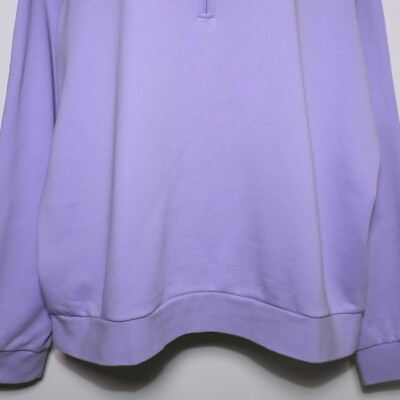 LULULEMON M3EKCS Purple French Terry Oversized Half-Zip Sweatshirt