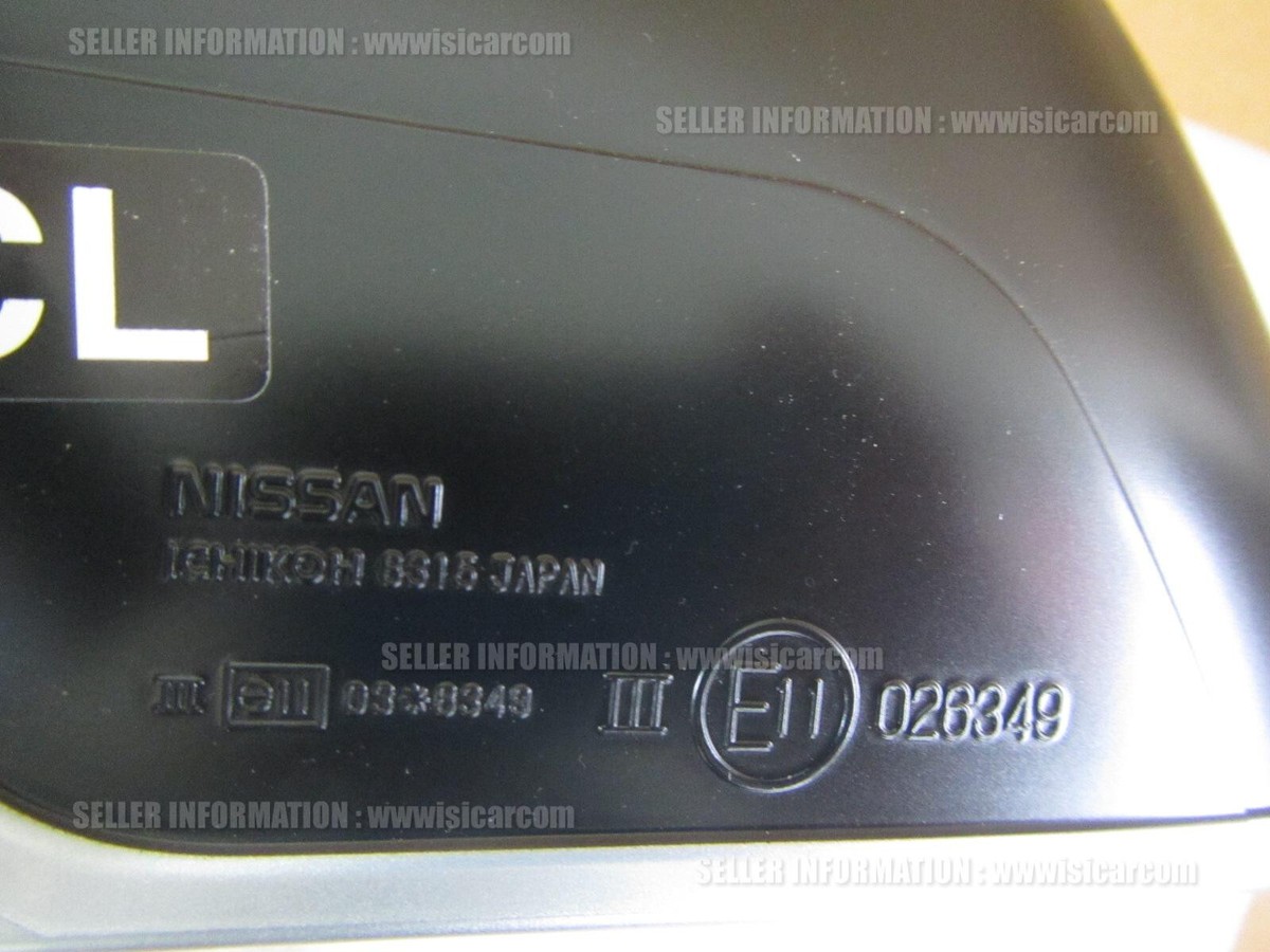 JDM ONLY! NISSAN GT-R R35 DOOR MIRROR LEFT KAB SUPER SILVER 96302
