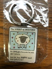 Edward Monkton The Sheep of Destiny Keychain