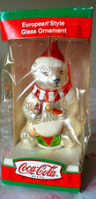 Coca Cola Polar Bear Ornament European Style Glass