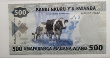 World Banknotes RWANDA 500 FRANCS 2013 FDS UNC