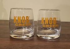 2 Knob Creek Bourbon Whiskey Glasses