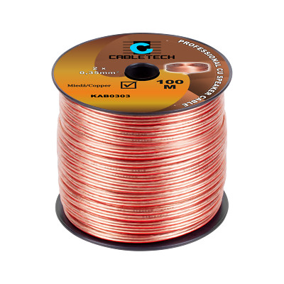 5901436707622 Kabel głośnikowy 0,35mm Cabletech