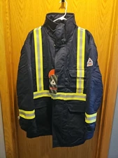  Bulwark JLPCNV1 FR HI-VIS   Quilted  Parka Men's Jacket Sz XL -RG  New With Tag