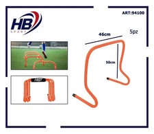 Set 5 Ostacoli Sport Allenamento Calcio Velocità Agilità Football 50cm dfh