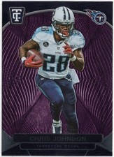 2024 Panini Totally Certified Mirror Purple Chris Johnson Parallel Card #188 