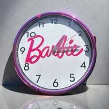 BARBIE WALL CLOCK ANALOG DISPLAY 12X12 