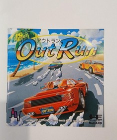 NEC Avenue OutRun PC Engine NAPH-1016 HuCard Japan Import