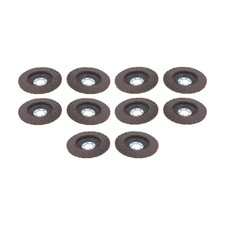 10 pcs 4-1/2" Flap Sanding Disc 40 Grit 4.5 Grinding Wheels for Angle Grinder