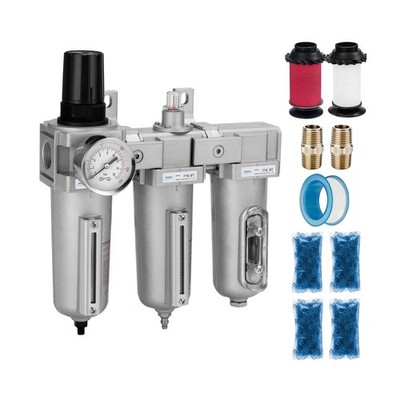 NANPU 3/4'' NPT Industrial Grade 3 Stage Air Drying System - Particulate Filte...