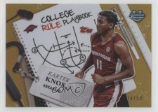 2024 Bowman U Chrome College Rule Playbook Gold Refractor 34/50 Karter Knox 12u8