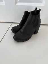F&F black ankle boots size 4 Does have a few marks as shown