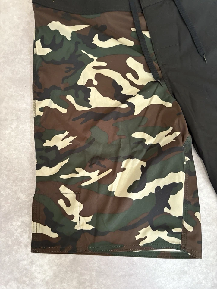 Pantalones Cortos de Lucha Gracie Jiu Jitsu Orgullo Para Hombres 36 Camuflados Negros Muay Thai MMA Boxeo UFC Foto 3 de 4