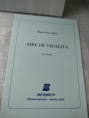 Maria Luisa Anido, Aire De Vidalita, Classical Guitar Solo Sheet Music