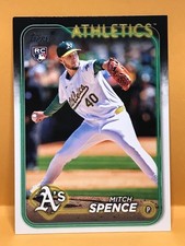 2024 Topps Update Mitch Spence RC Oakland Athletics #US28