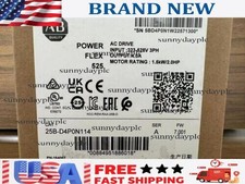 New Allen Bradley 25B-D4P0N114 SER A Powerflex 525 AC Drive 2HP Surplus SEALED