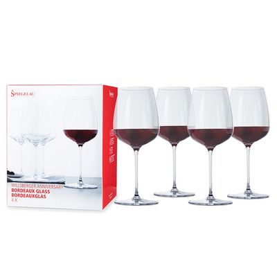 Spiegelau Willsberger Bordeaux Wine Glasses Crystal Clear Drinking Glasses For