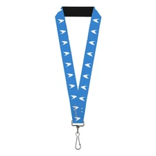 Buckle-Down CBS Studios Inc. Lanyard, Star Trek Starfleet Insignia Blue White, E