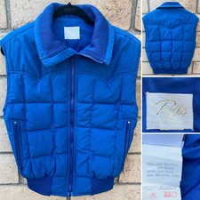 Vintage Roffe Skiwear Made In USA Down Puffer Western Cowboycore Cowgirl Ski