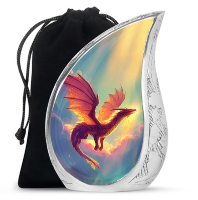 Flying Dragon Urns For Human Ashes Adult Men & Women (10 Inch)