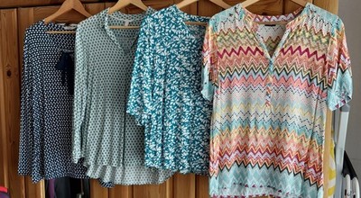 4 x Tunika Bluse Esprit Bexleys Essentials Tchibo Yookie 40/42/44 Konvolut Paket