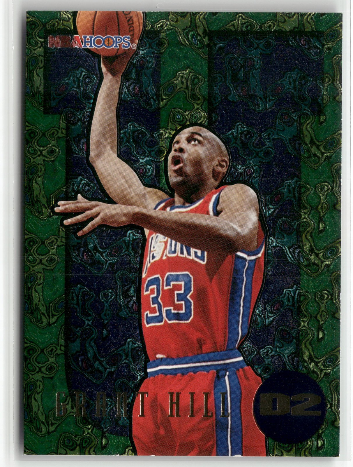 1995-96 Hoops #D2 Grant Hill Grant Hill Dunks