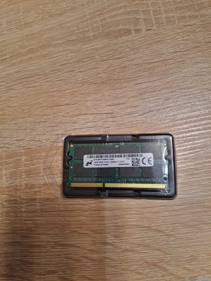 1x 16GB RAM Speicher 204 pin DDR3L SO DIMM 1600 Mhz PC3L-12800S 1.35V DDR3