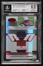 2006 Leaf Certified Materials Mirror Red 1/150 Laurence Maroney BGS 8.5 0i1r